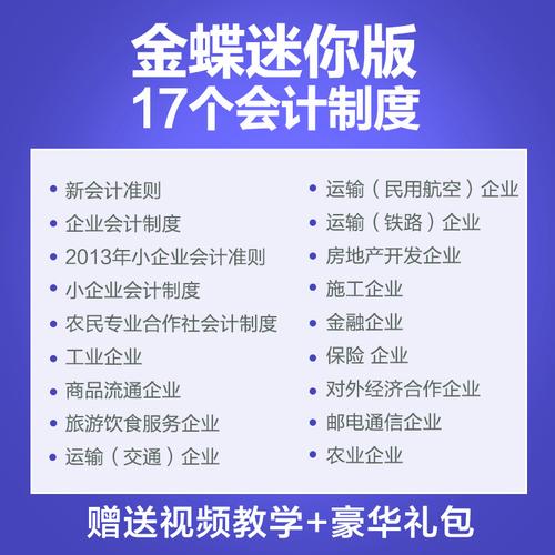 金蝶财务软件kis迷你版 代账系统管理正版 会计做账标准专业出纳记账