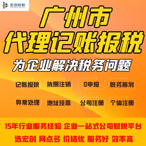 广州代理记账0申报做账报税 一般纳税人财务记账报税公司注册注销